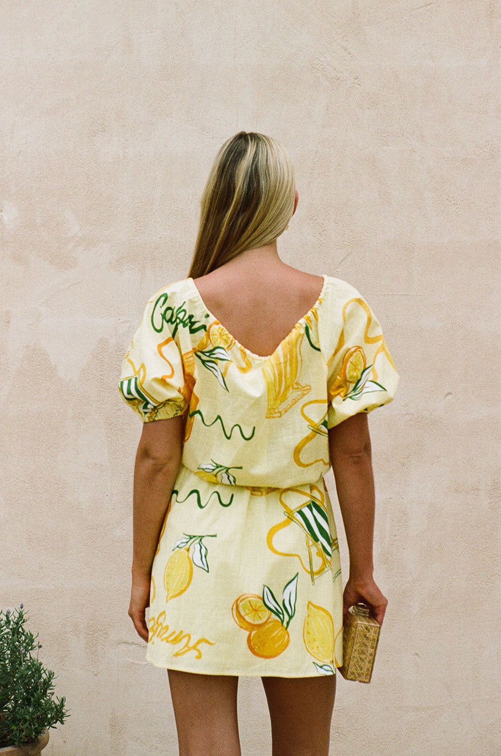 Milo Mini Dress - Yellow – SABO