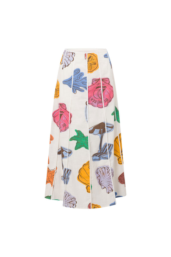 Audrey Skirt - By The Sea