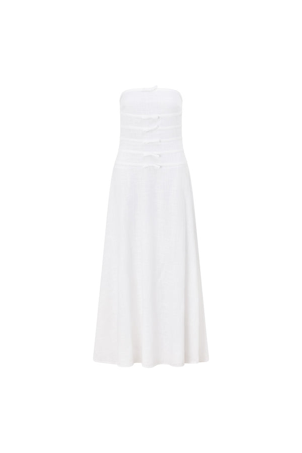 Palais Maxi Dress - White