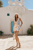 Dasha Dress - Flores Scarf