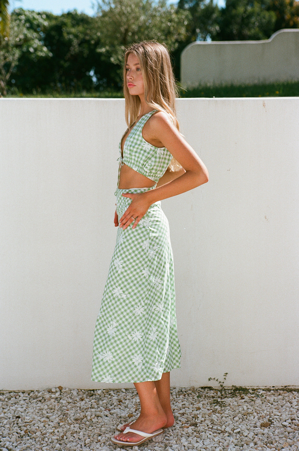 SAMPLE-Cambelle Dress - Gingham