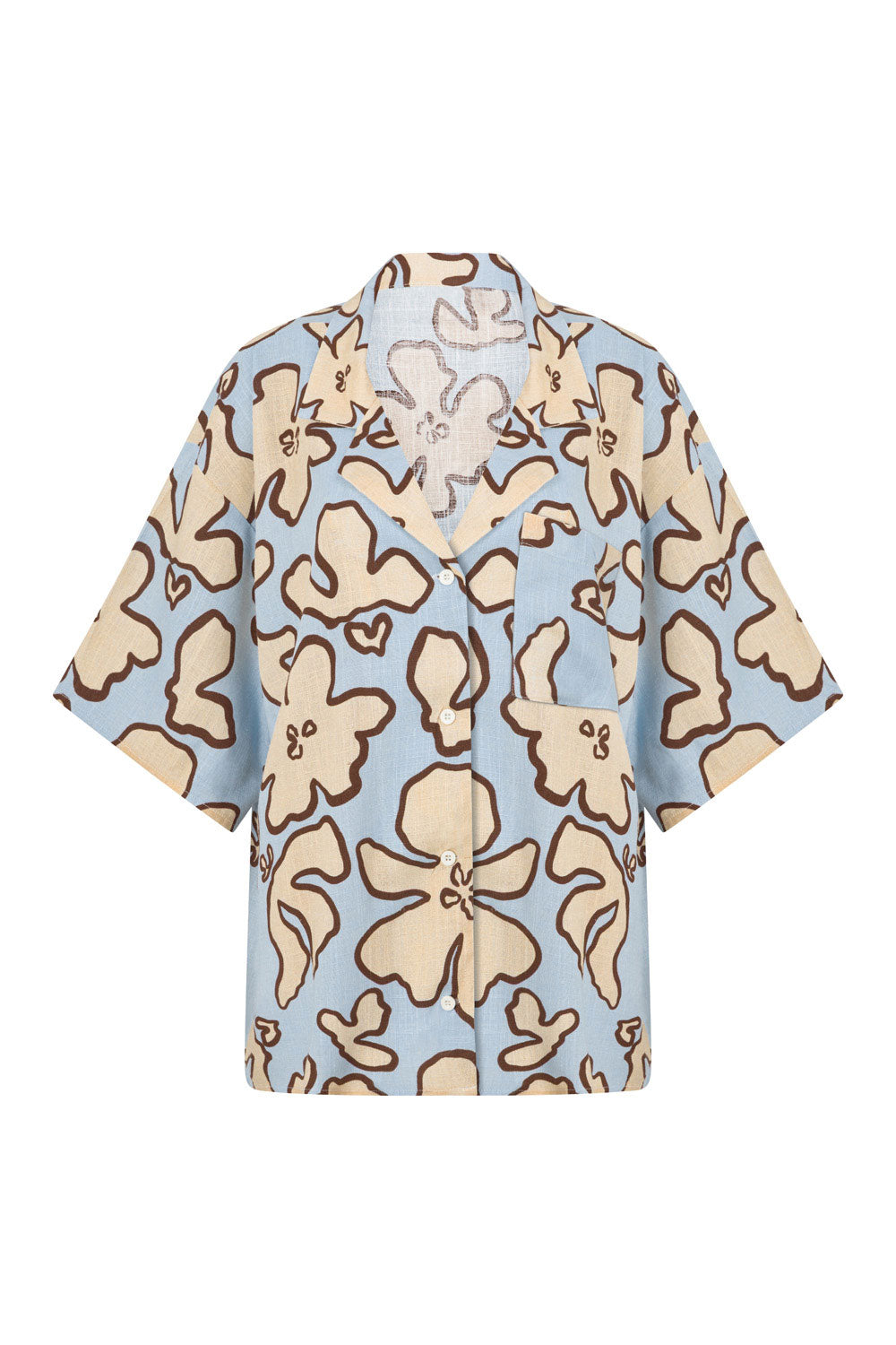 Thessy Top - Outline Floral