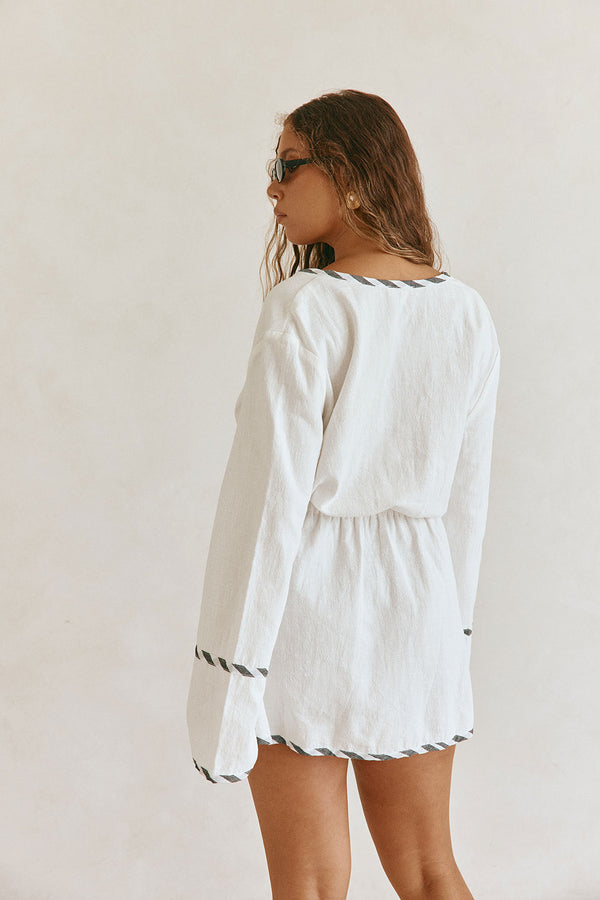 Long Sleeve Dresses tagged "primary-color:White" SABO Long Sleeve Dresses tagged "primary-color:White" SABO
