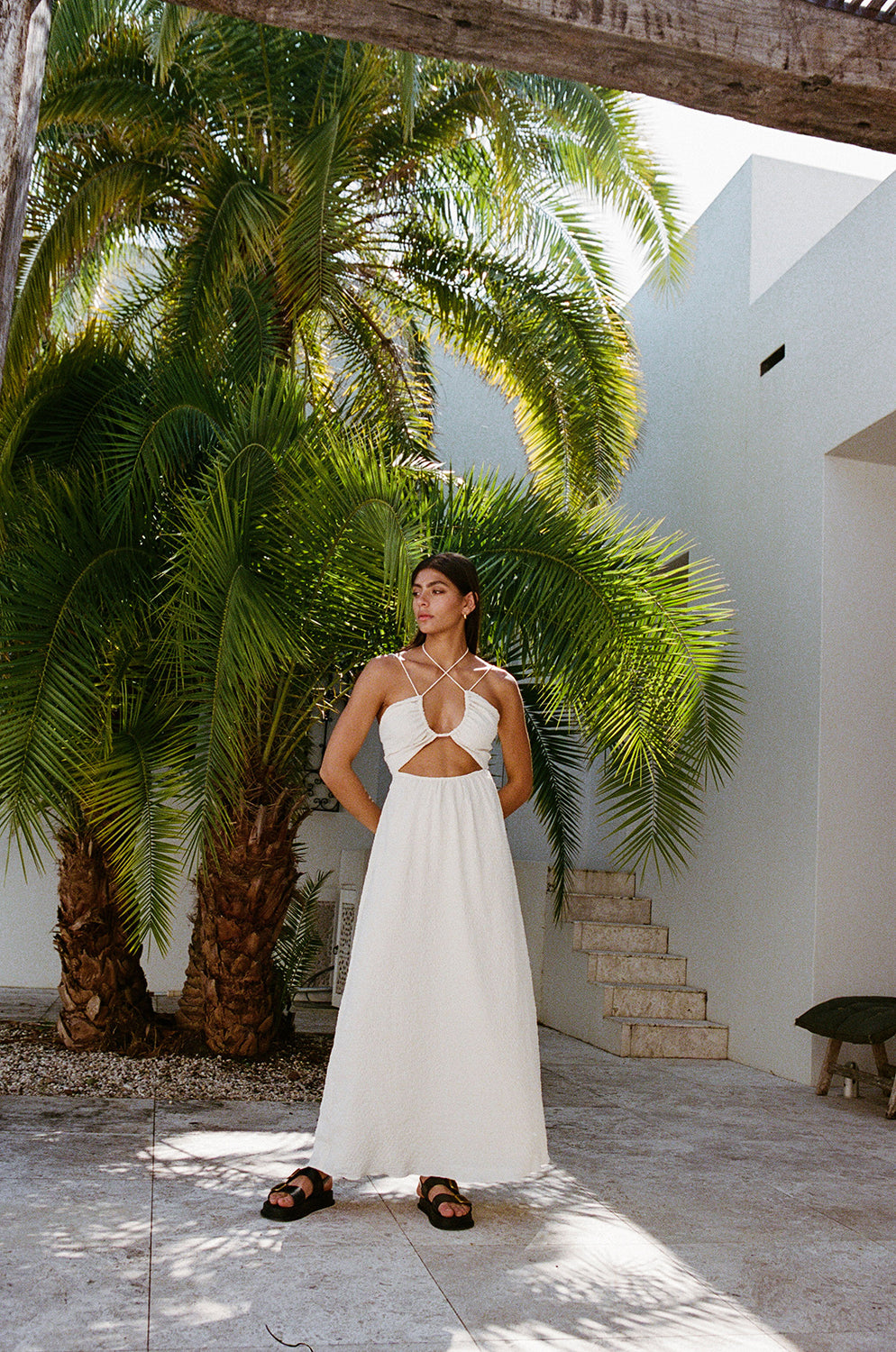 Bardot Maxi Dress - Cream – SABO