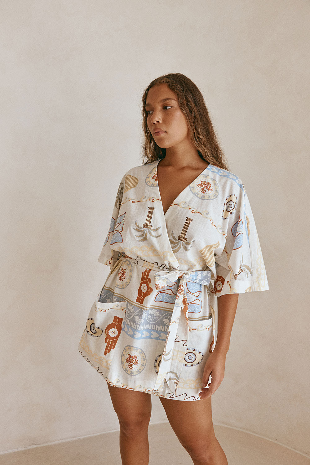 palma mini dress Floral Square Neck Palma Mini Dress