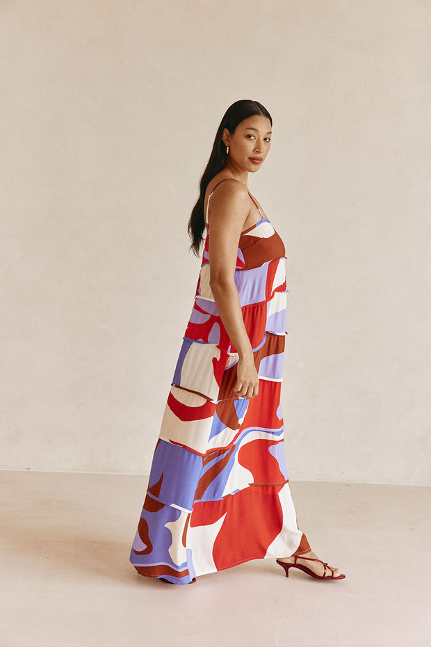 Aitana Dress - Valley Red