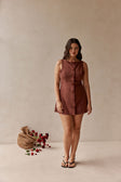 SAMPLE-Graylee Dress - Chocolate