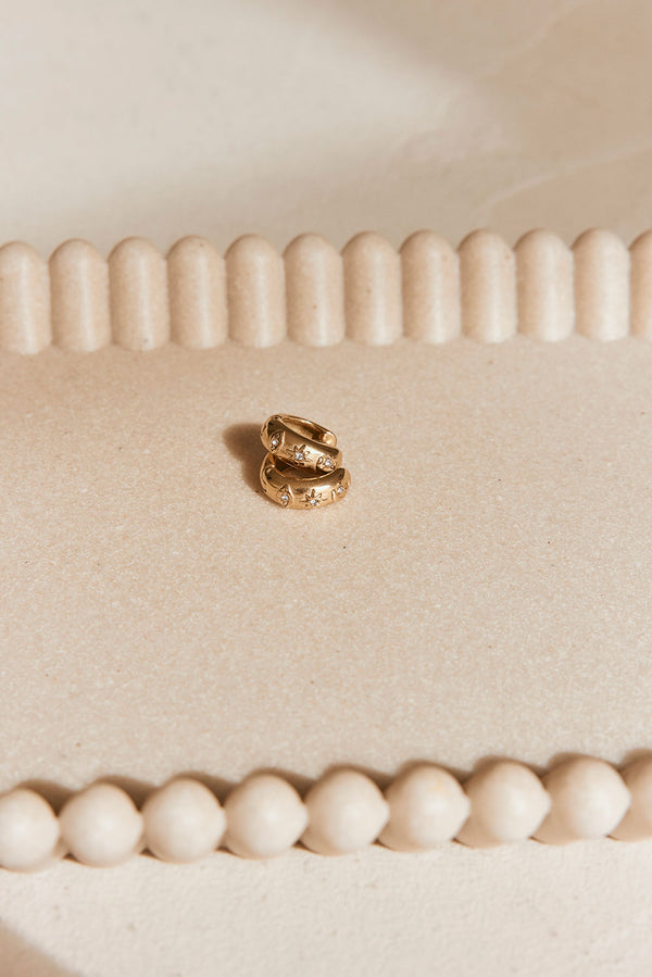 18K Aster Earrings