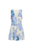 SAMPLE-Jade Playsuit - Azure Bloom