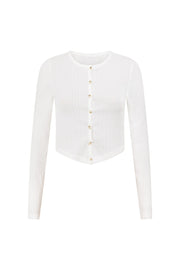 SAMPLE-Sheniah Top - White