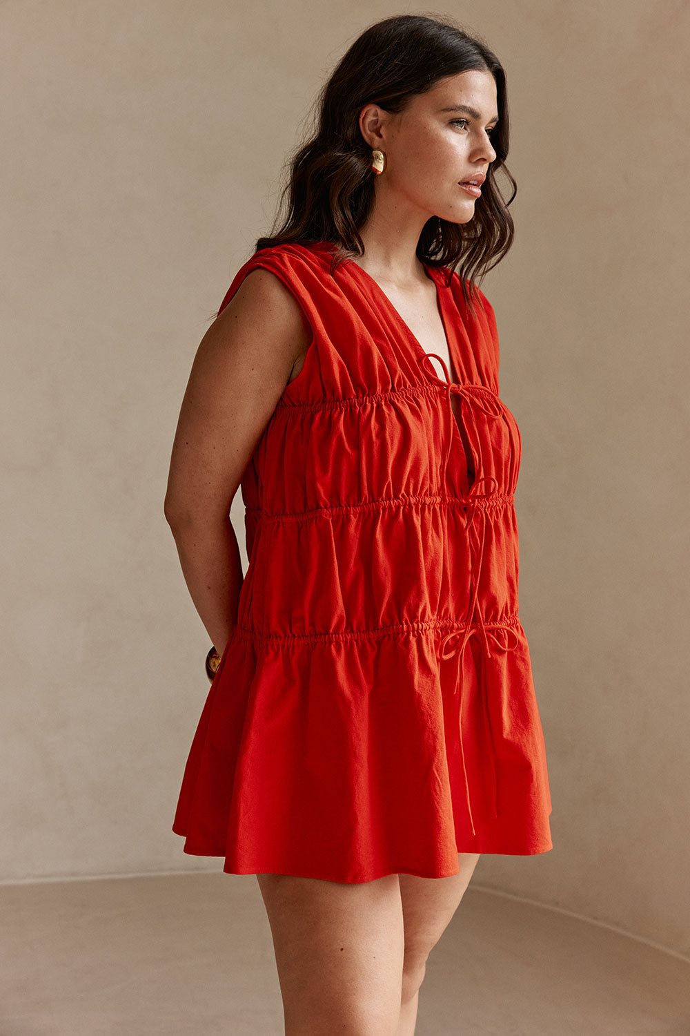 SAMPLE-Joslin Dress - Red