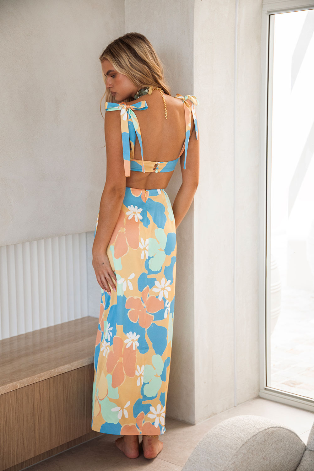 SAMPLE-Loviana Midi Skirt - Remi Tropical – SABO