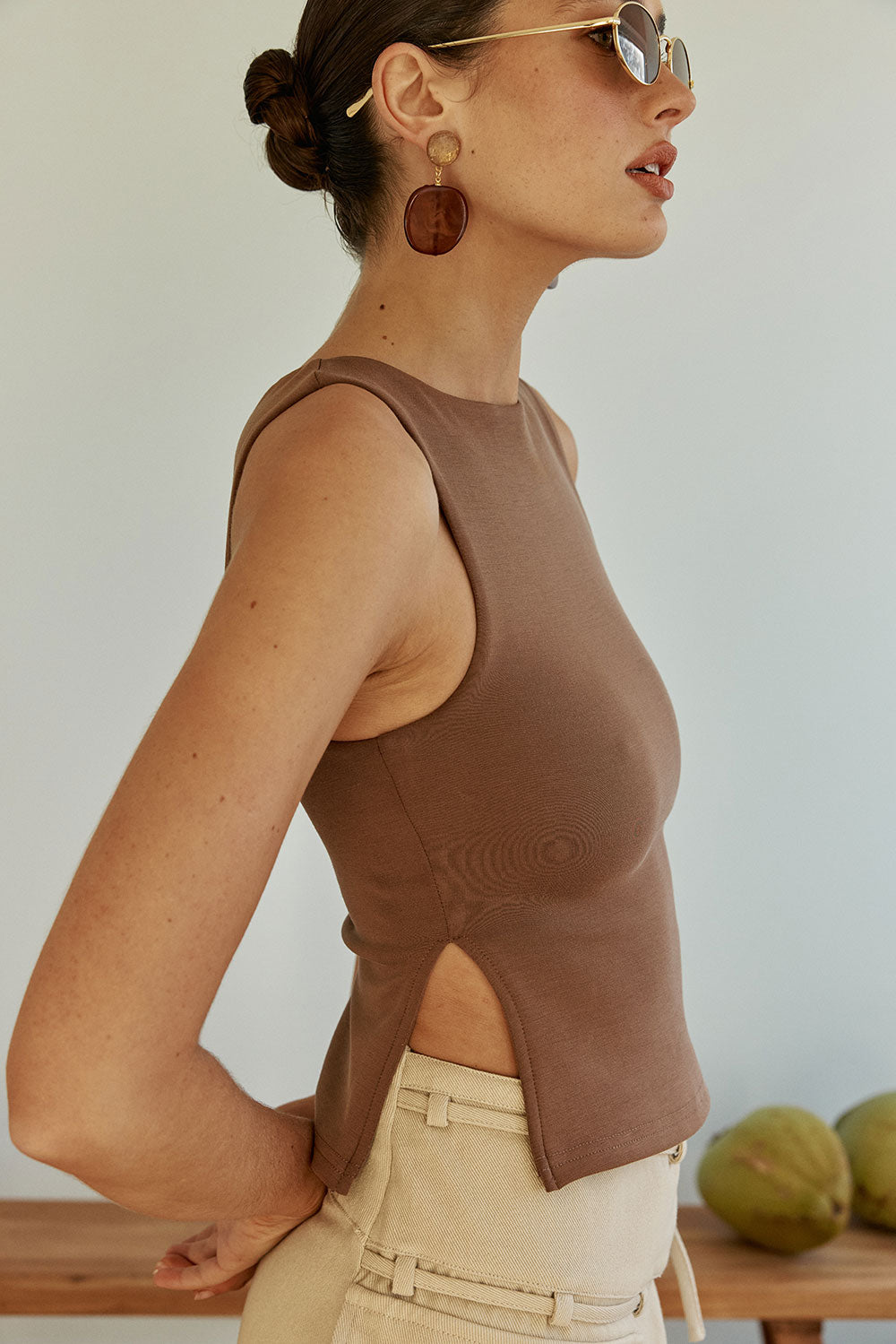 Jordana Top - Chocolate