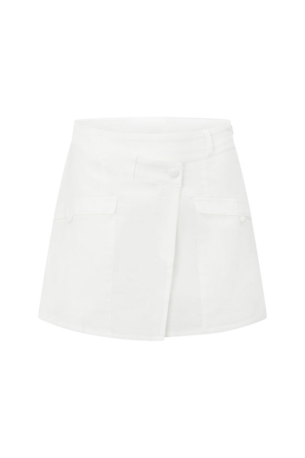 SAMPLE-Paige Skort - White