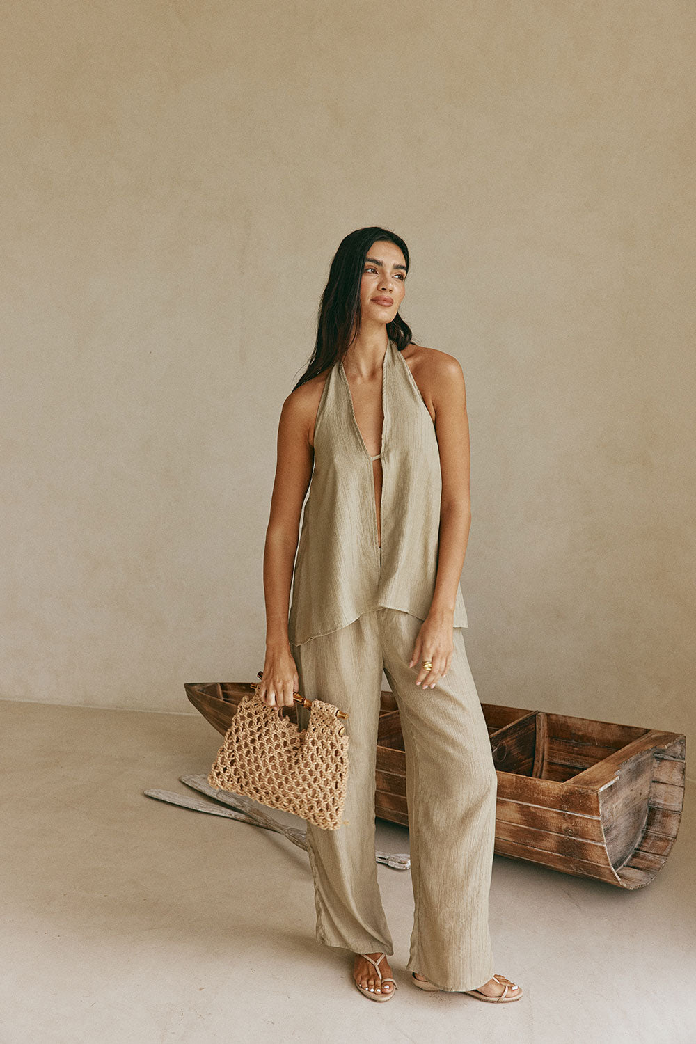 Women's Jumpsuits: Halter & Wide Leg | SABO