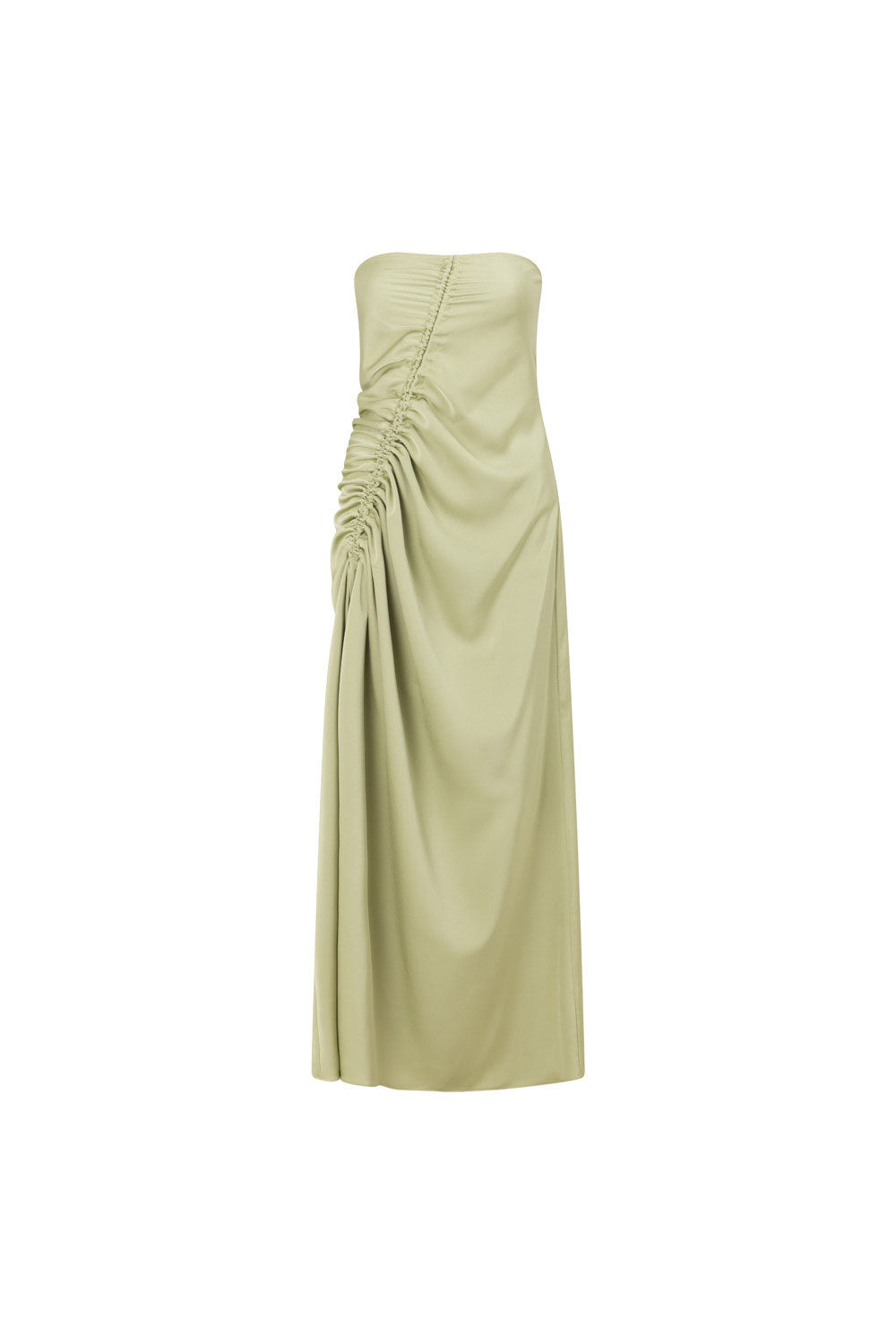 Strapless Alyssia Maxi Dress - Green SABO Strapless Alyssia Maxi Dress - Green SABO