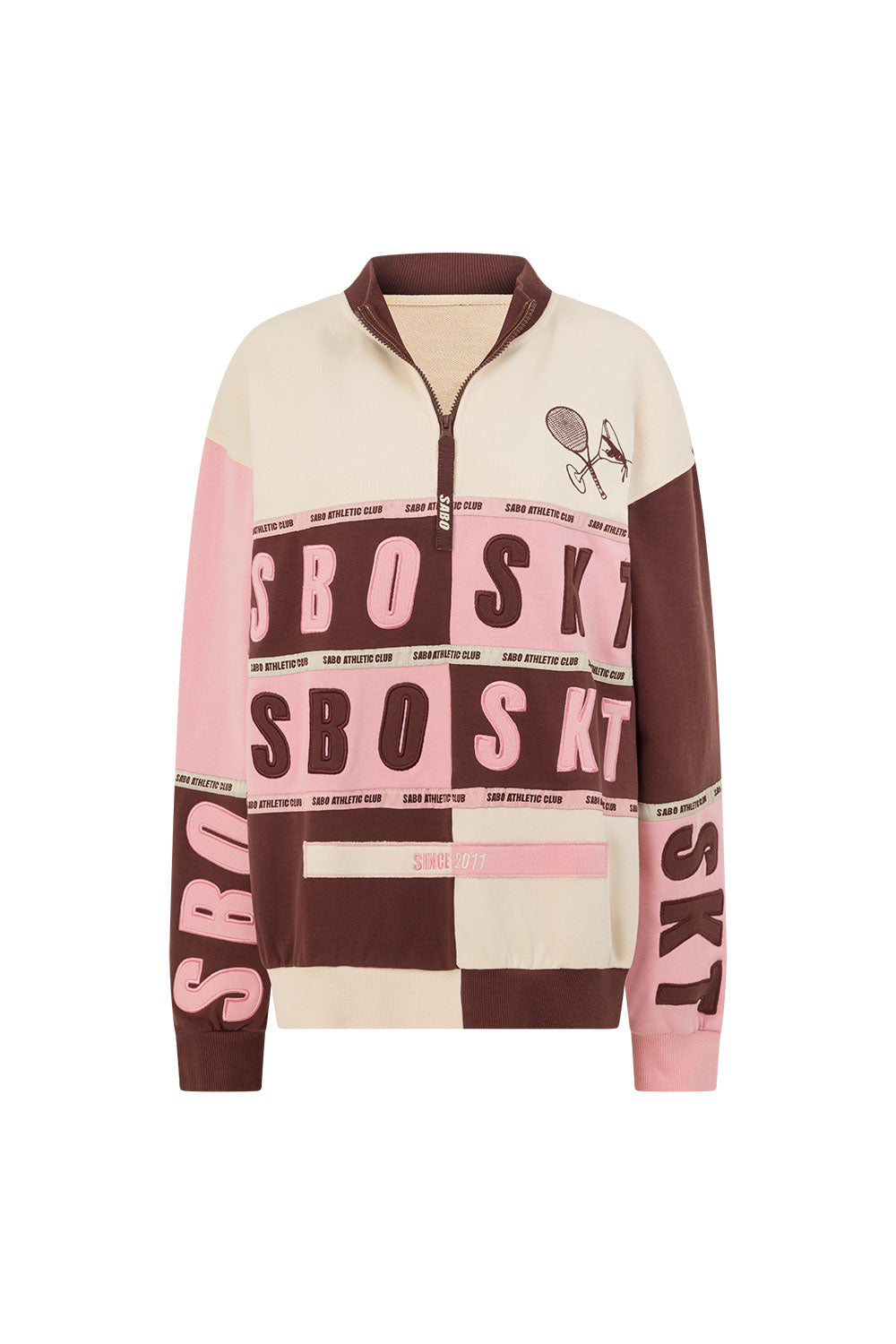 Neapolitan Terry Zip Oversized Vintage Fifi Sweater – SABO