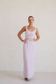 Zendra Midi Dress - Lavender
