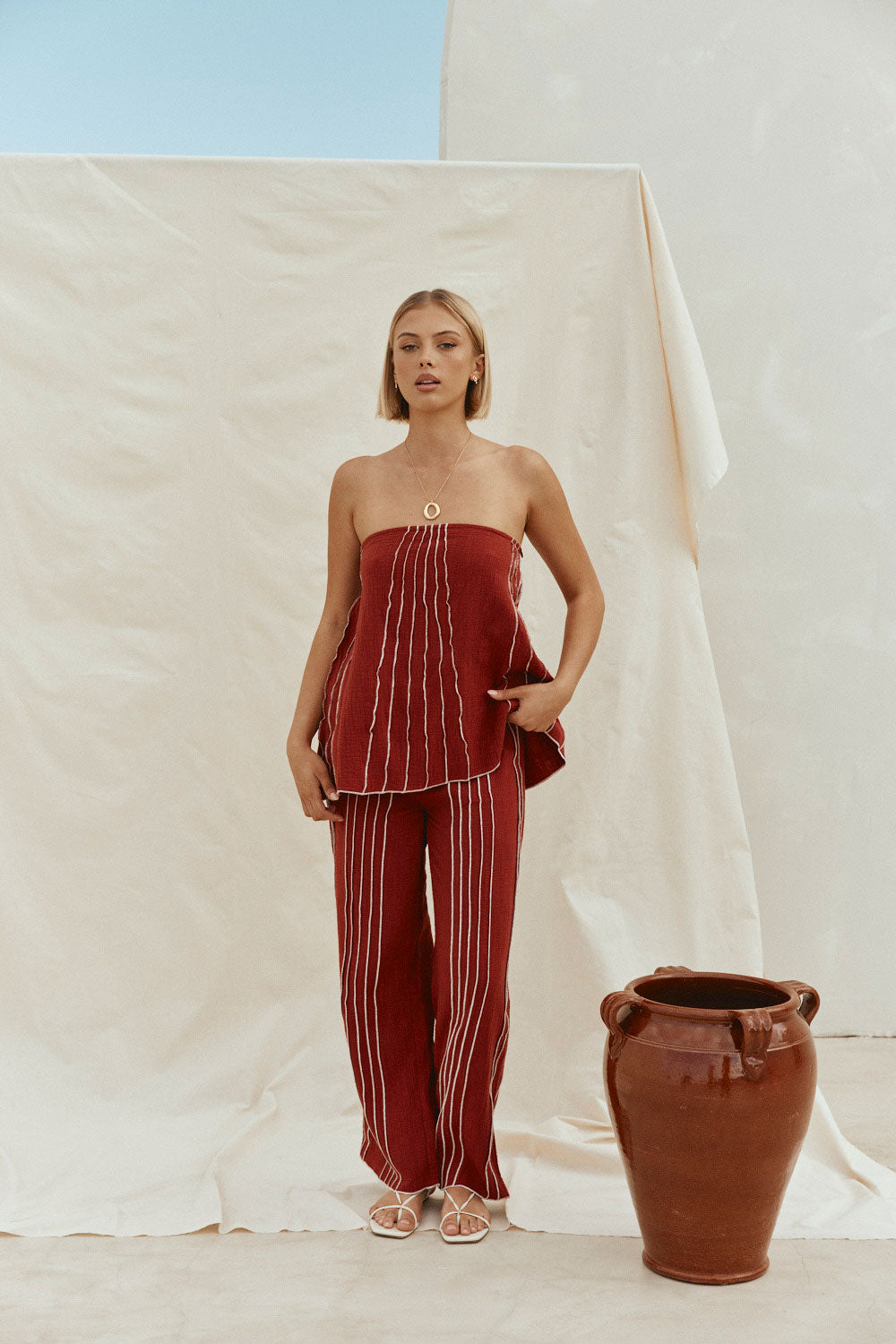 Emilia Pants - Merlot