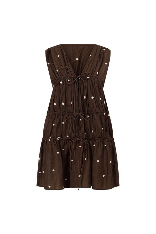 Joslin Dress - Chocolate Speck