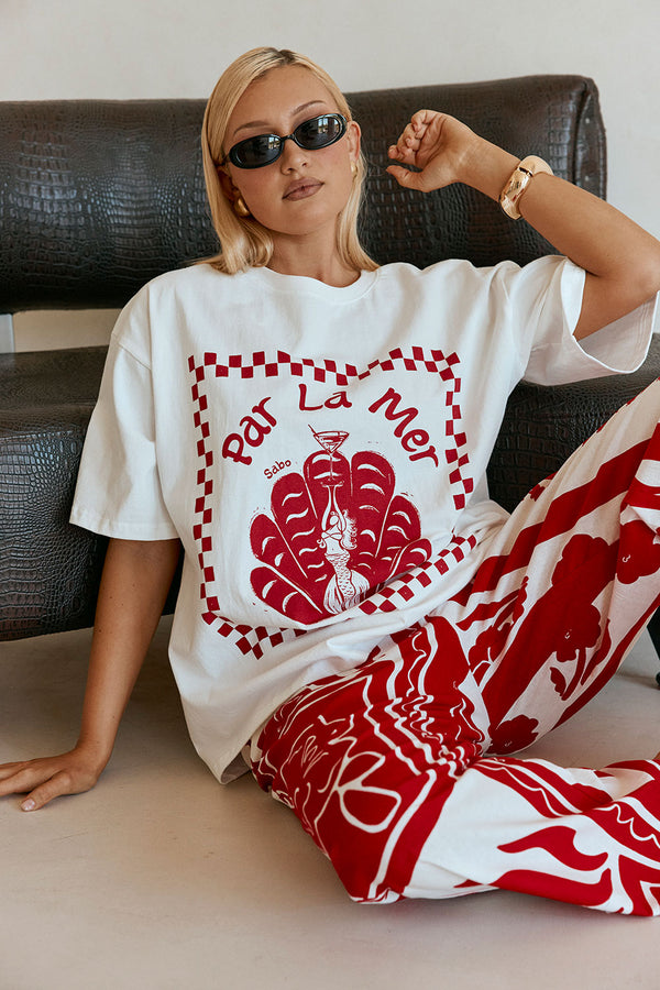 Par La Mer Top - Red