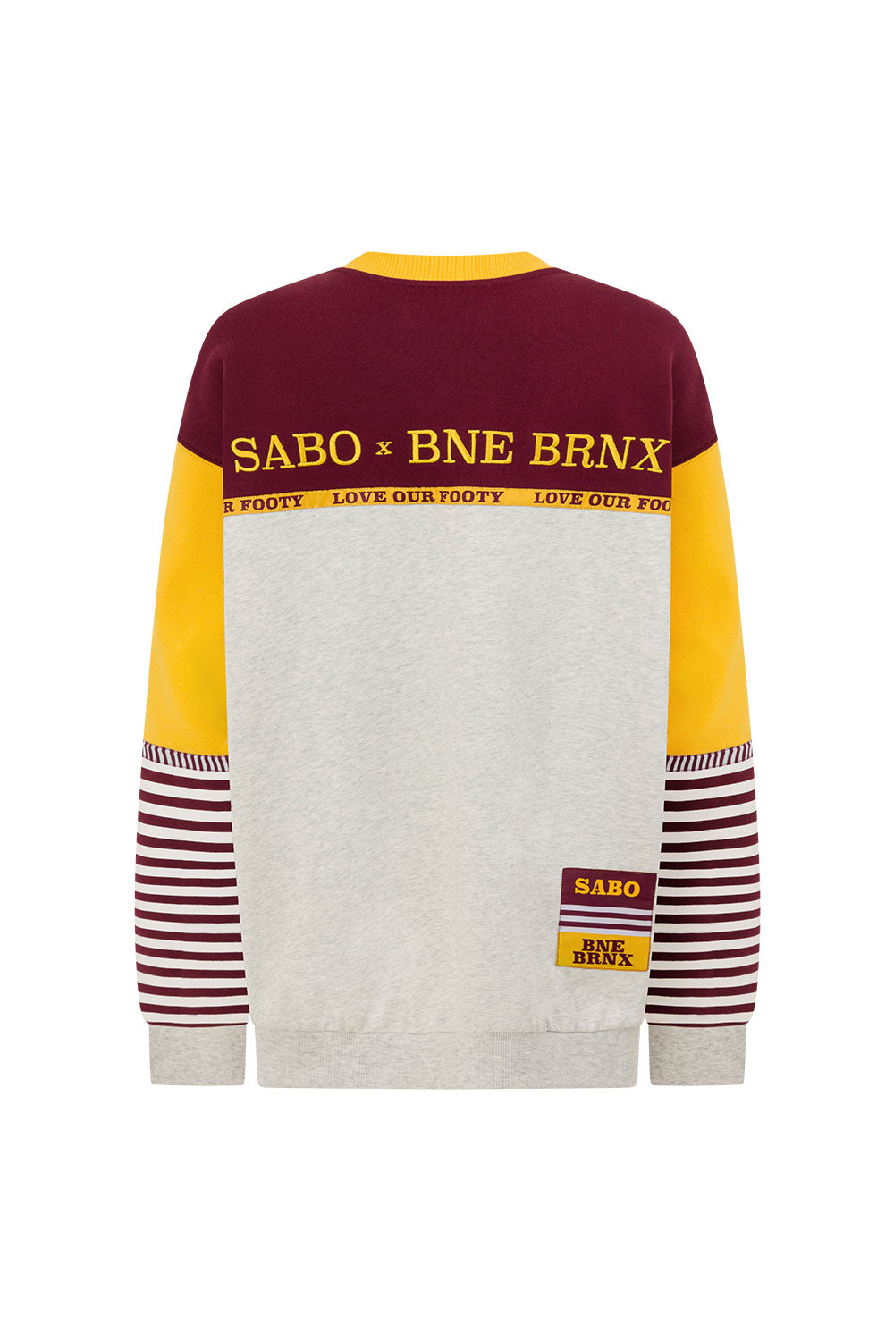 Unisex SABO x BRNX Oversized Vintage Try Line Sweater