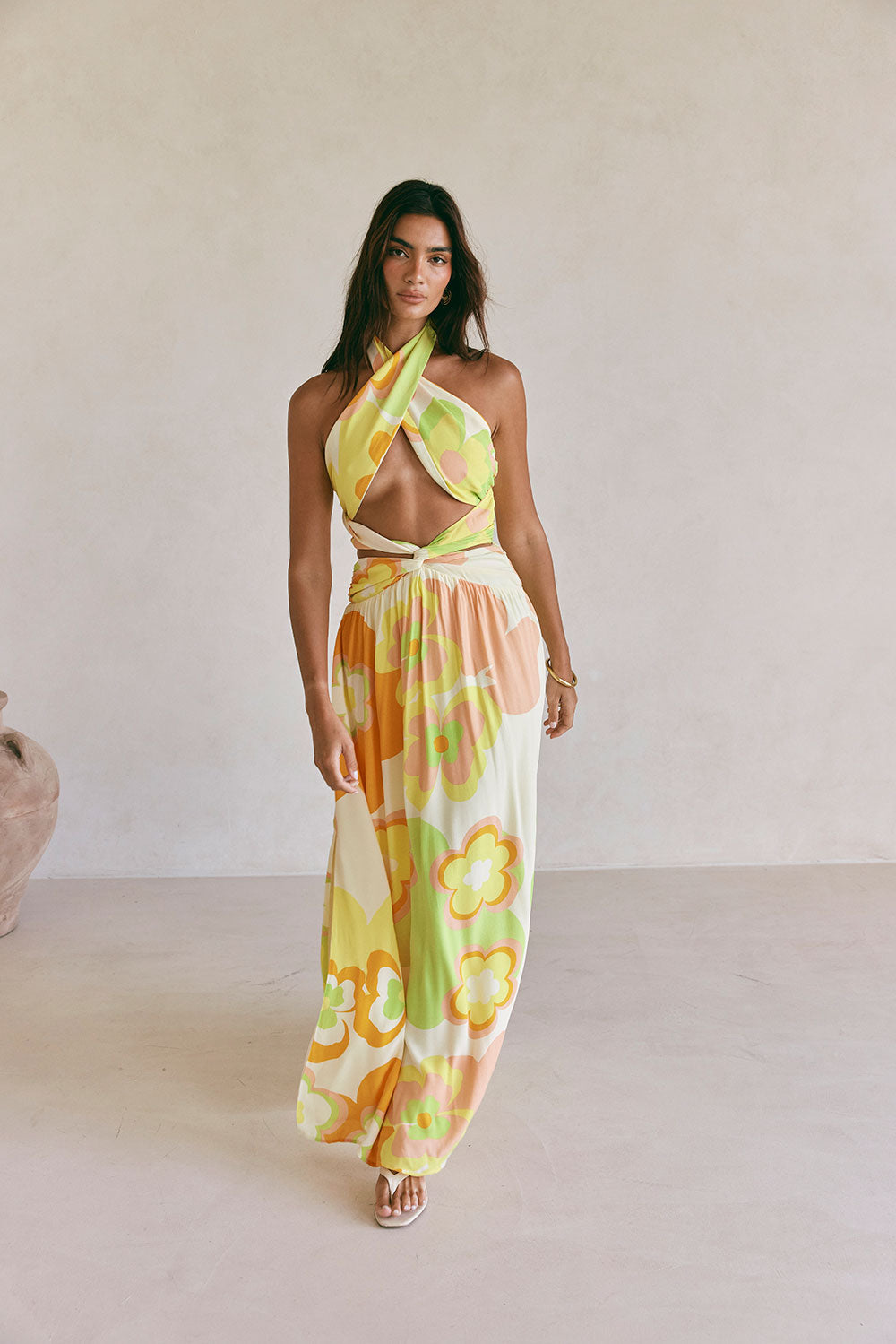 SAMPLE-Jorah Maxi Dress - Retro Bloom