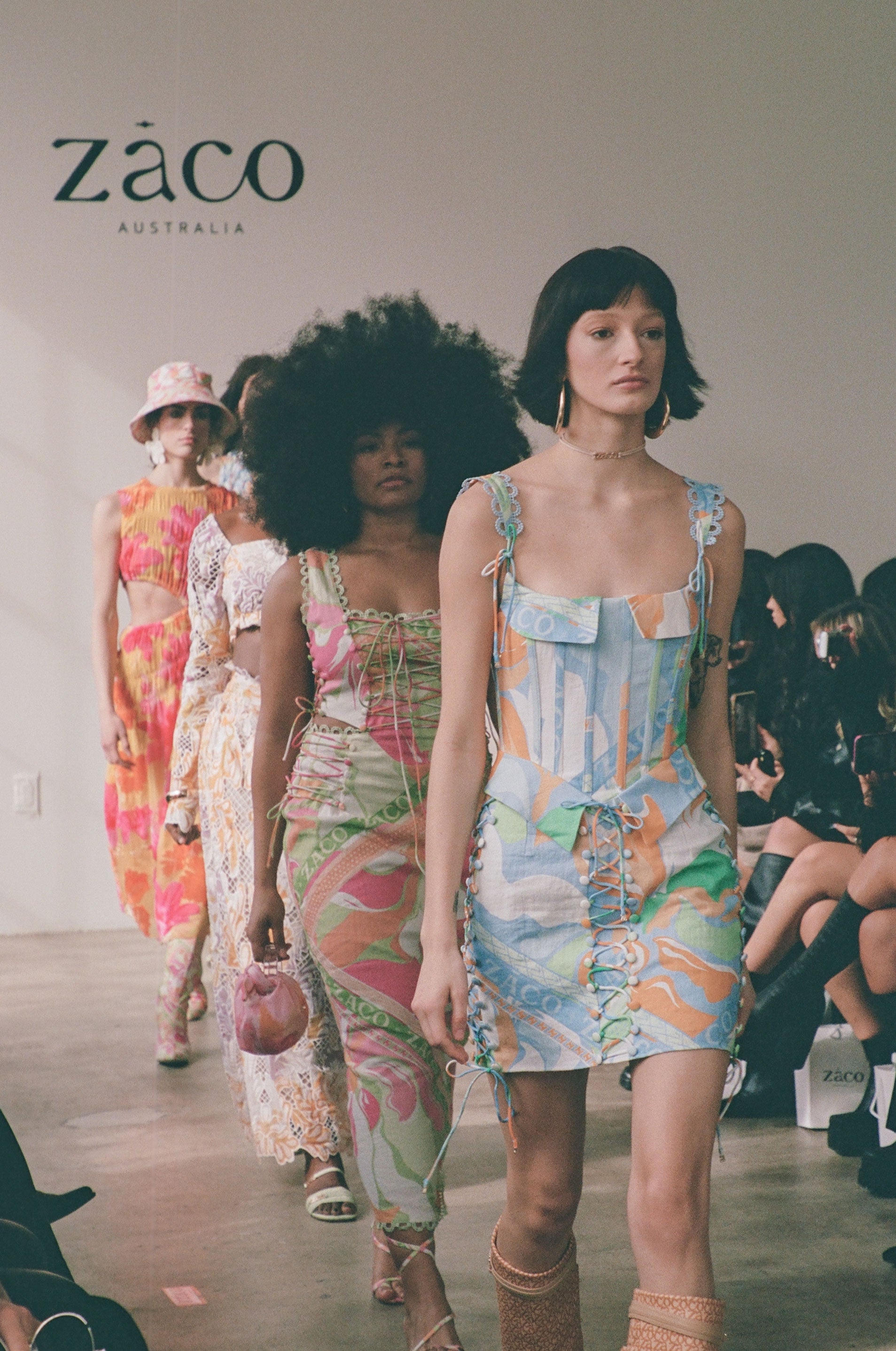 SAMPLE-Tyra Lace Up Dress - Calista Aliza