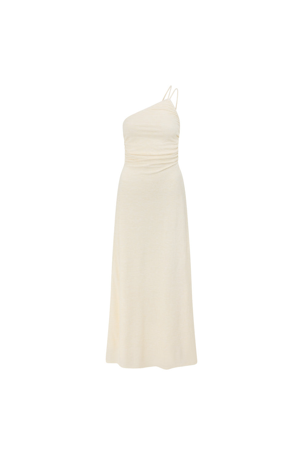 Bridal Cream One Shoulder Backless Maxi Emilee Dress XXL