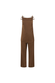 SAMPLE-Kinsley Jumpsuit - Chocolate