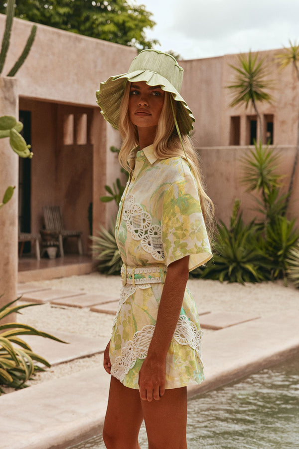 SAMPLE-Aquila Top - Fiore Festivo