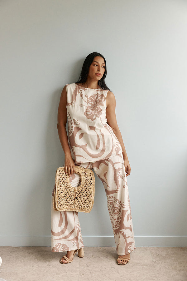 Emani Pants - Paisley Sunset