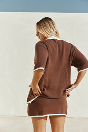 Shiloh Top - Chocolate