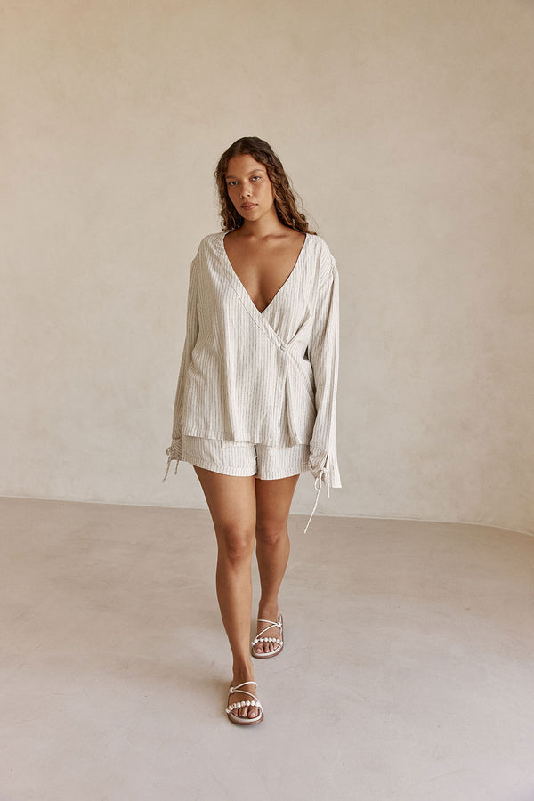 Lyla Wrap Top
