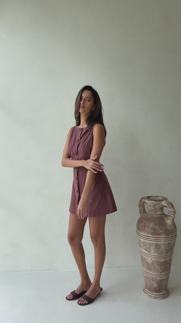 Graylee Dress - Chocolate