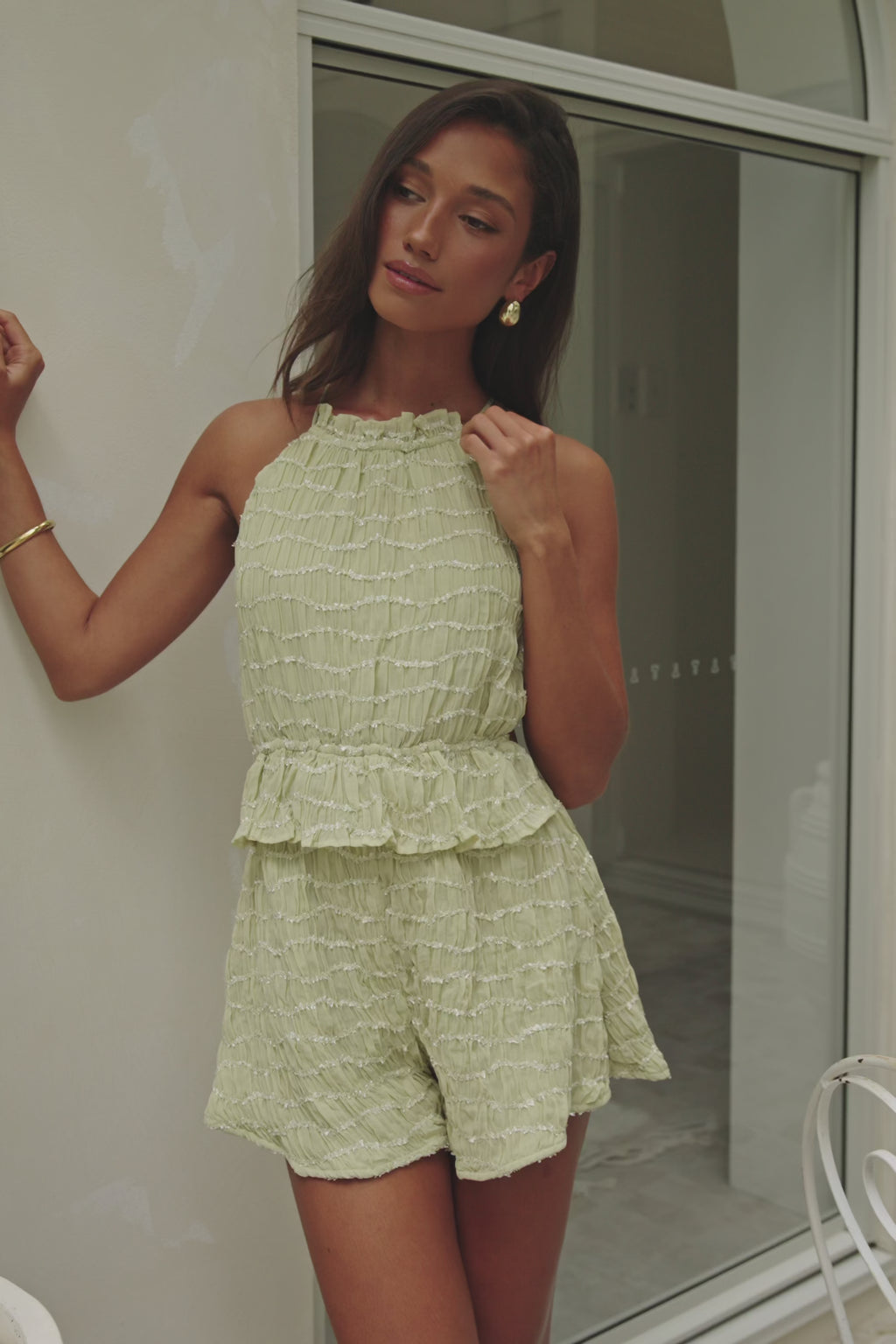Adira Playsuit - Lime
