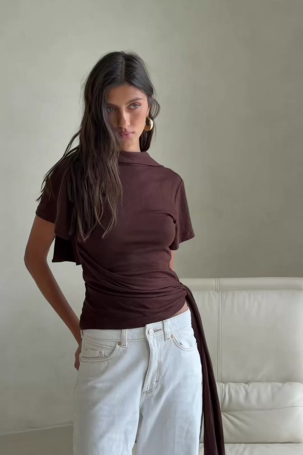 Locket Top - Chocolate
