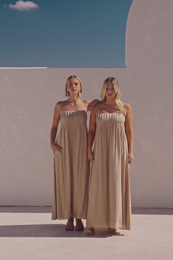 Ada Dress - Tan