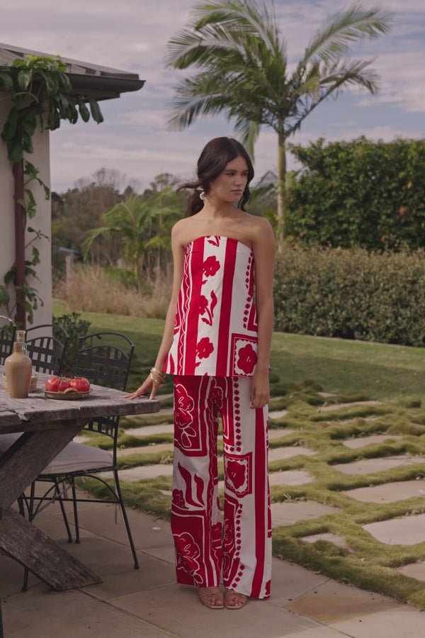 Avalon Top - Red Voyage