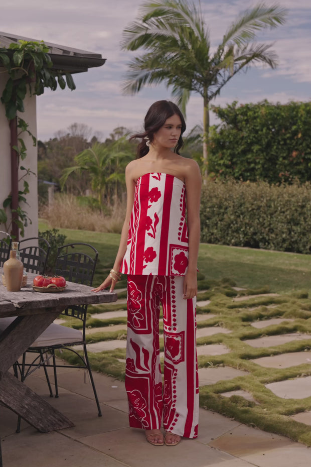 Avalon Top - Red Voyage