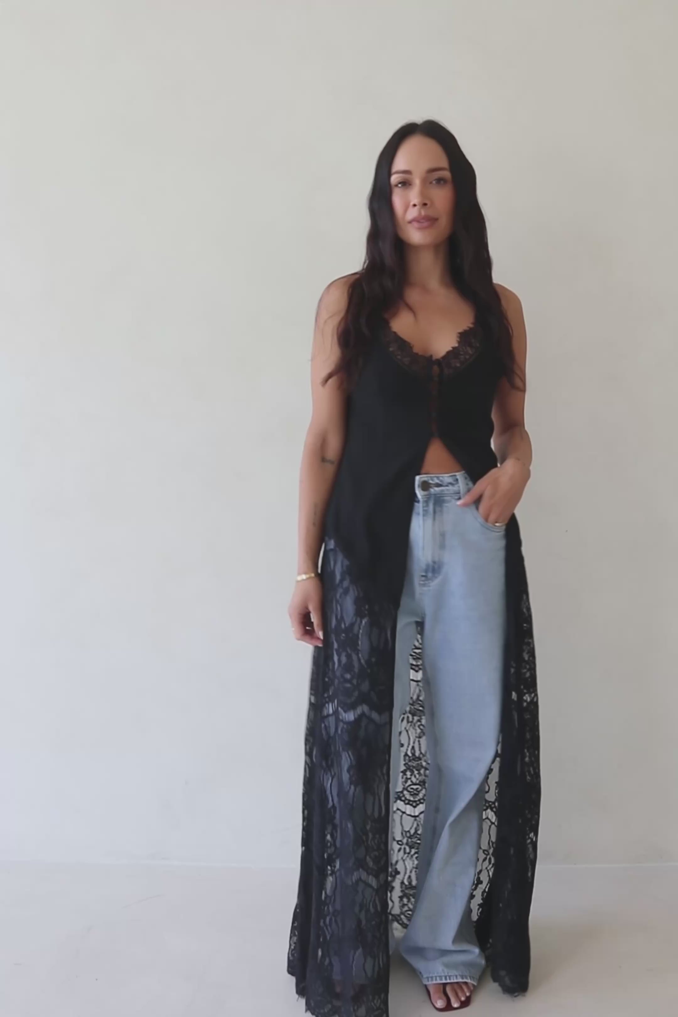 Indah Lace Top - Black