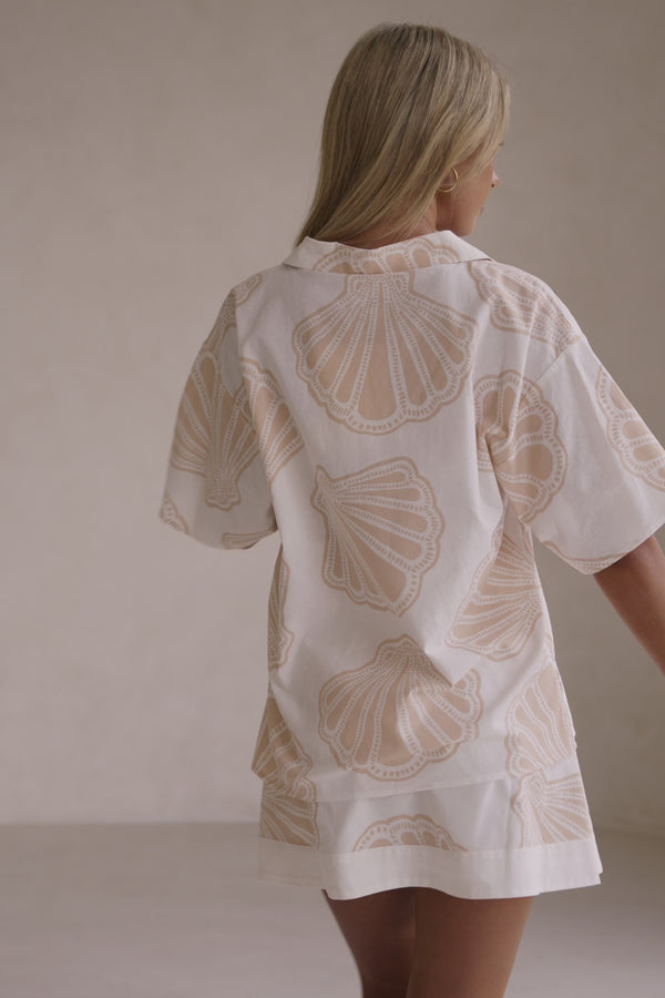 Celestia Top - Coastal Shell