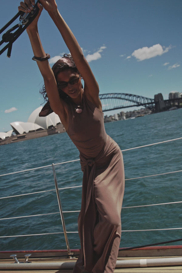 Soleia Dress - Chocolate