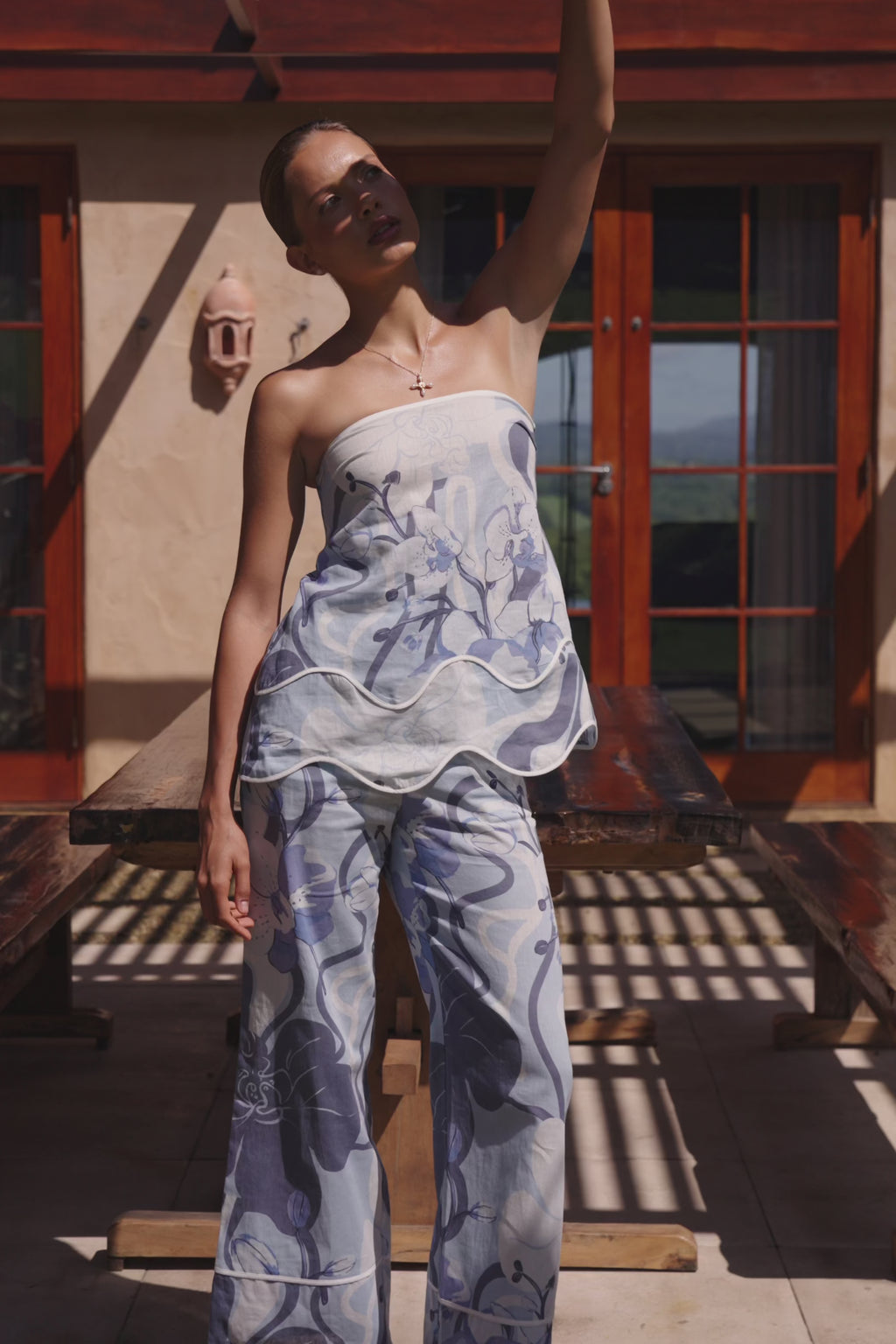 Brooklyn Top - Bouquet Blu