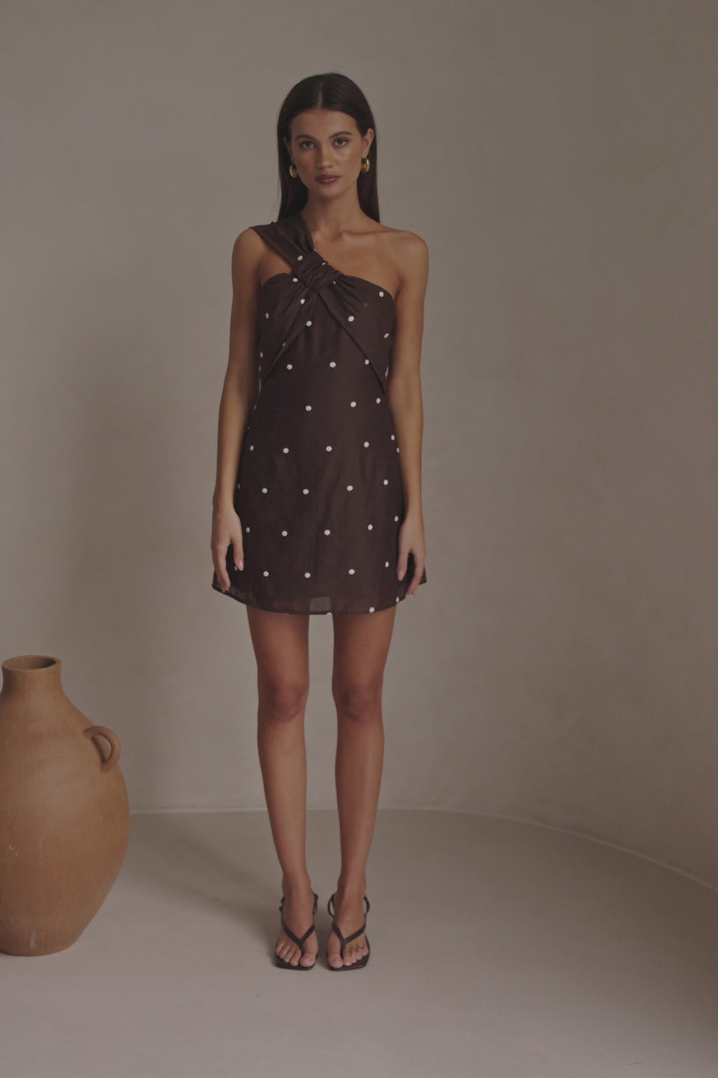 Dimmi Dress - Chocolate Speck