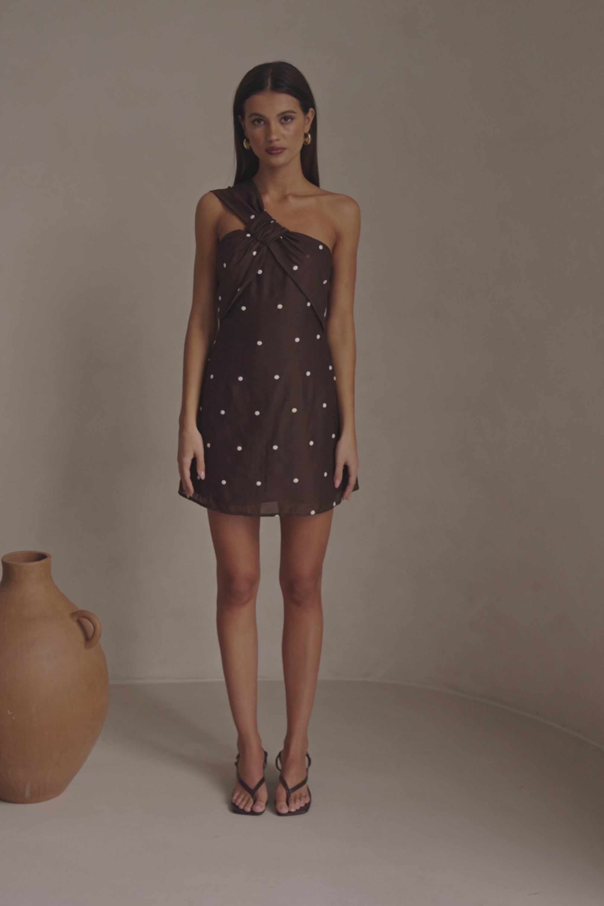 Dimmi Dress - Chocolate Speck
