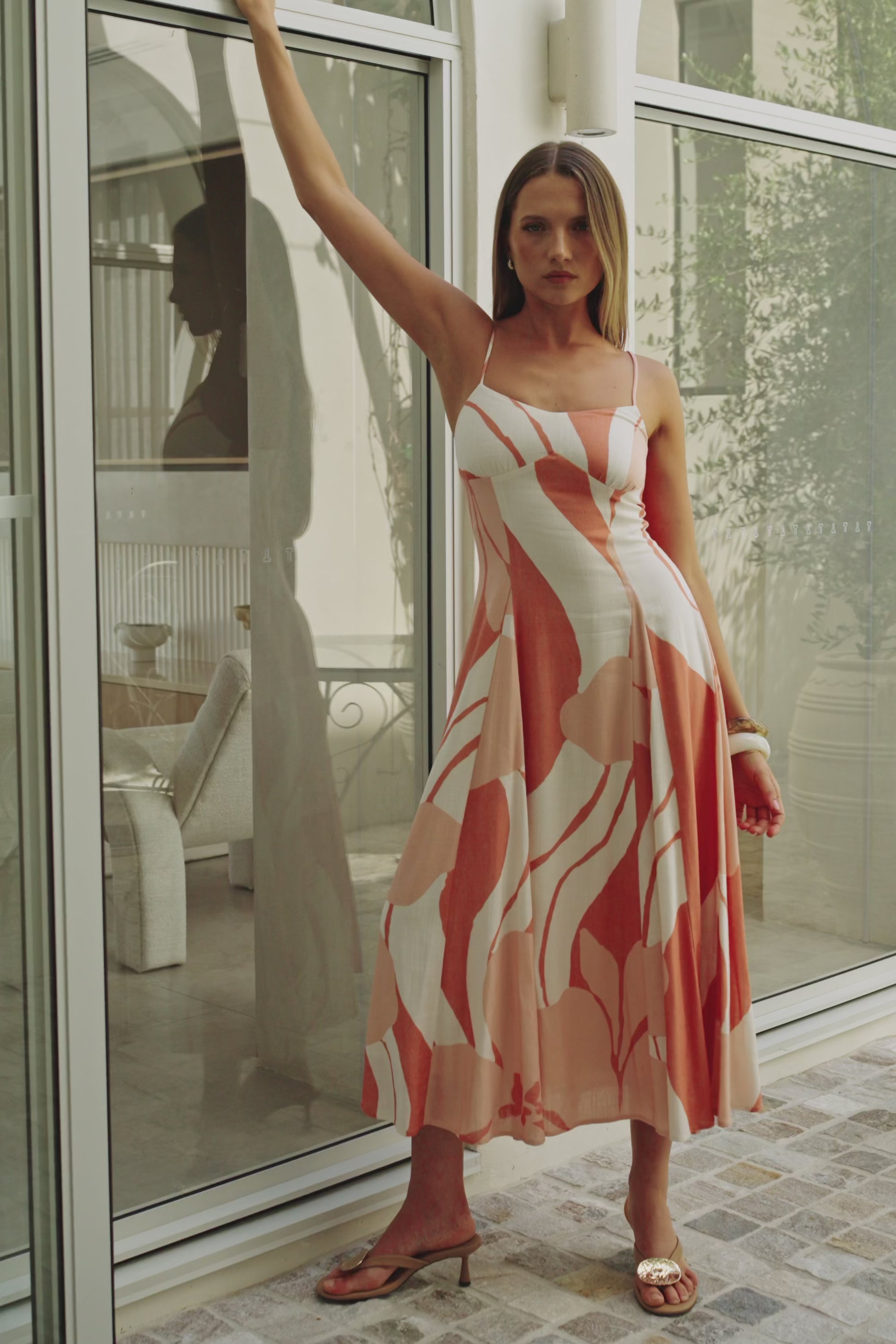 Seme Dress - Peach Solanto