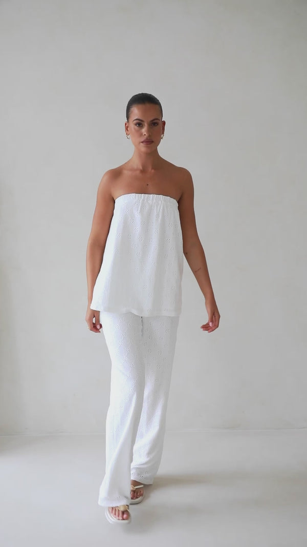 Ellira Pants - White