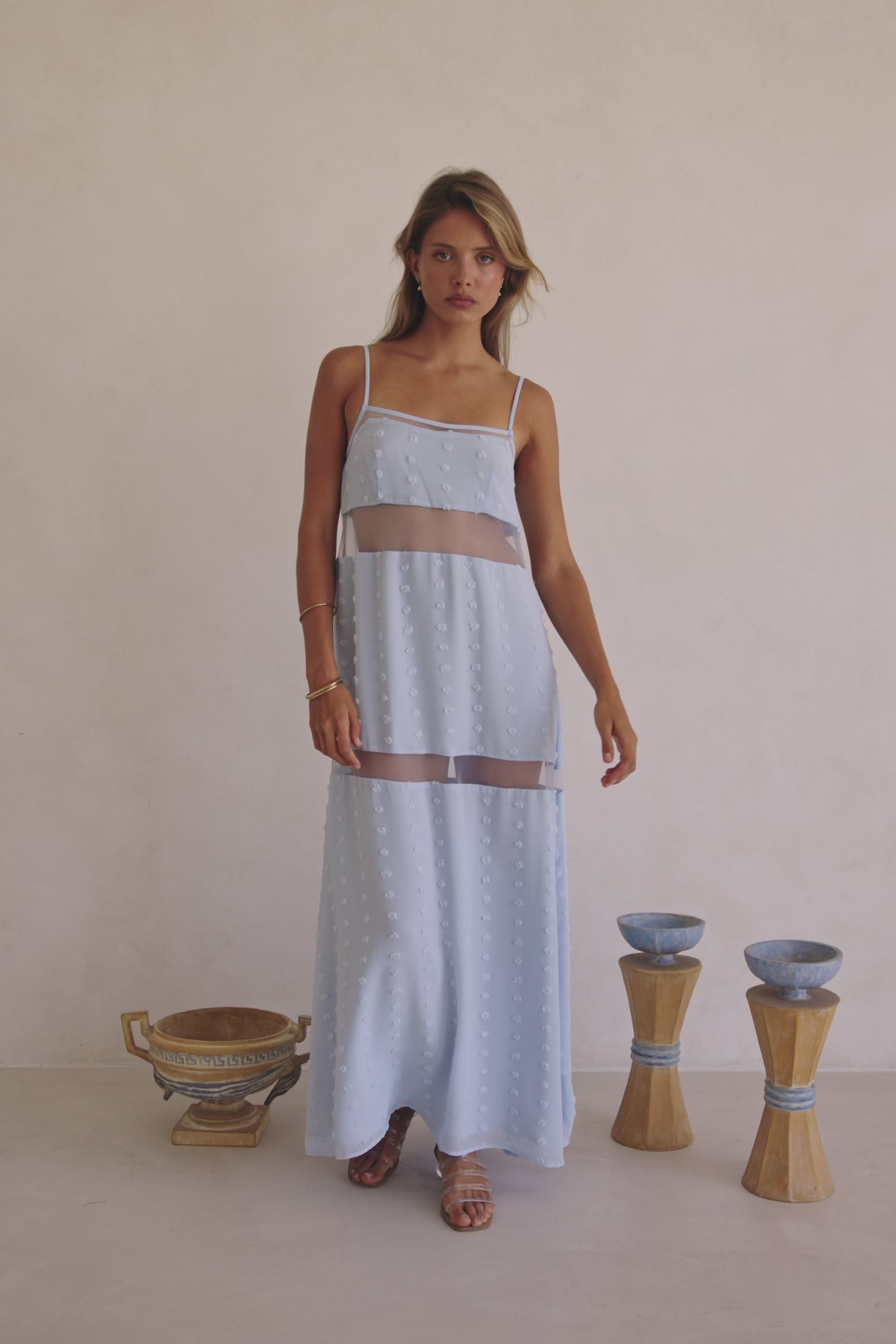 Tassia Dress - Blue