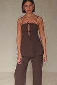 Video, Ashton Jumpsuit - Chocolate